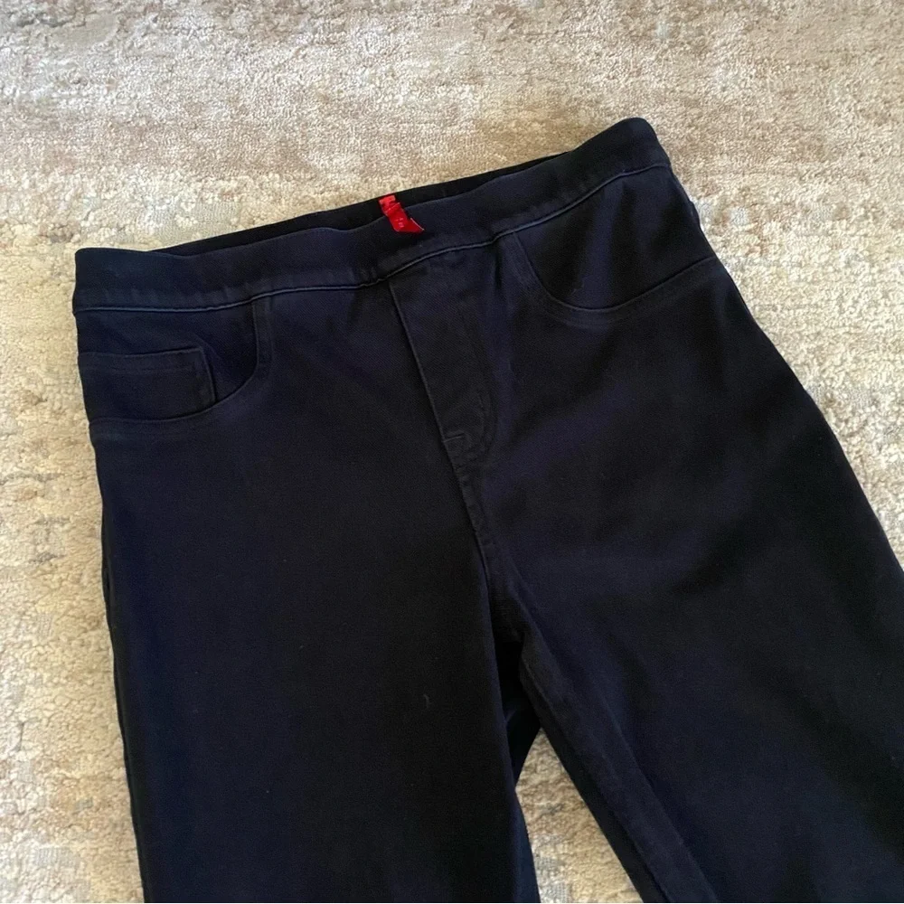 Spanx Jean-ish Black Jeans Skinny High Rise Jeggings Compression Shaping: Medium